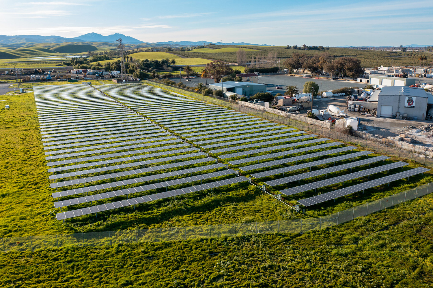 Byron Hot Springs solar panel project