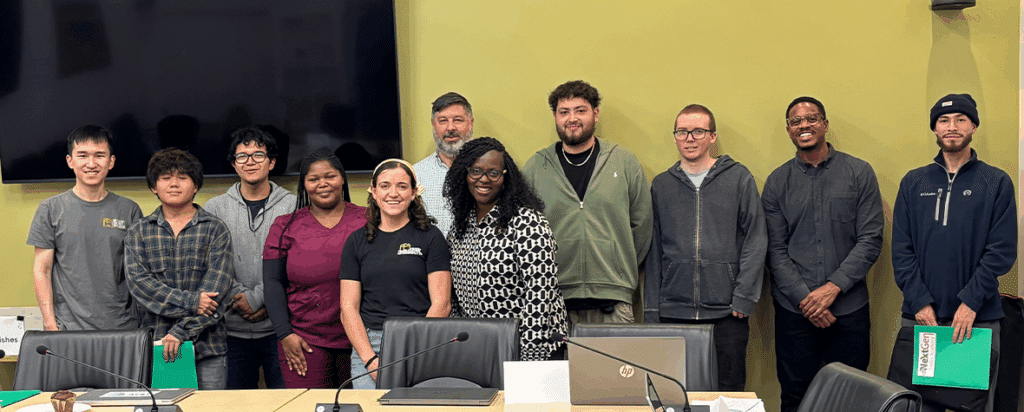 The LIME Foundation's NextGen Trades Academy Fall 2025 Cohort meets at MCE's San Rafael Office for their first class on Nov. 1, 2025.