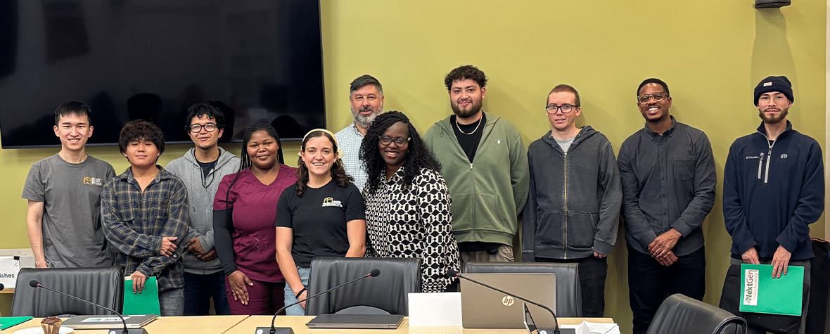 The LIME Foundation's NextGen Trades Academy Fall 2025 Cohort meets at MCE's San Rafael Office for their first class on Nov. 1, 2025.