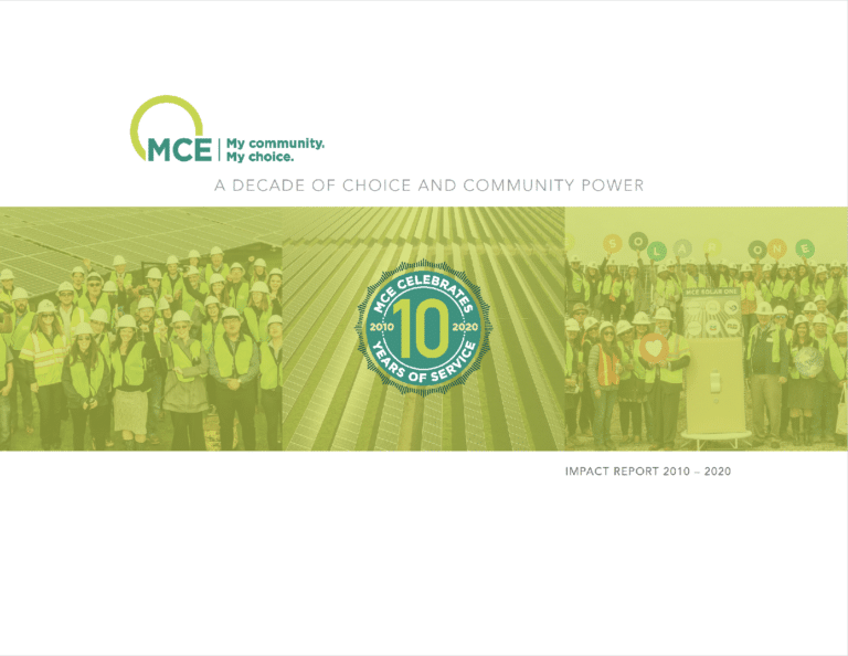 MCE Celebrates 10 Years of Service: A Decade of Choice and Community Power
