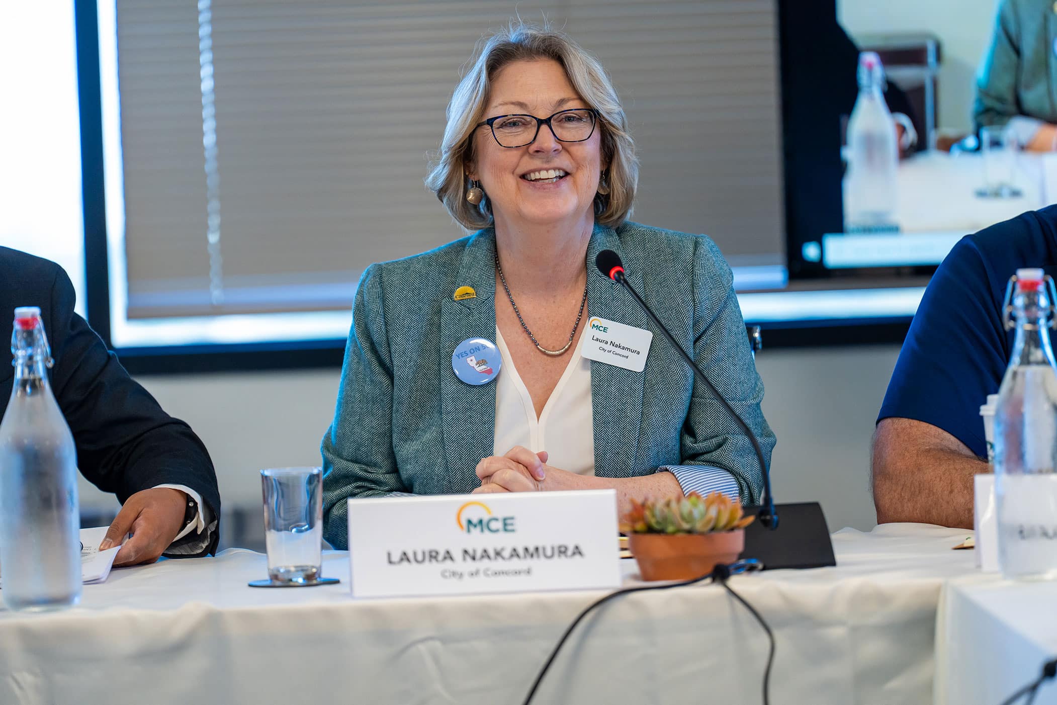 Laura Nakamura, Mayor of Concord, California, at an MCE panel meeting